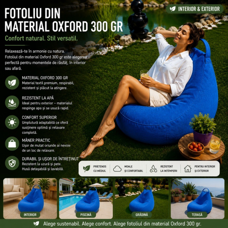 Fotoliu Bean Bag Interior-Exterior (4) –