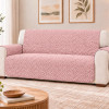 Cuvertură matlasată canapea 3 locuri două fețe Blush Pink – RALEX PUCIOASA