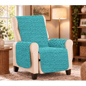 Cuvertură matlasată fotoliu Turquoise