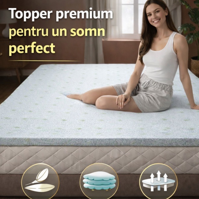 Imagine produs Topper Memory VeLunia Concept 160 X 200 cm –