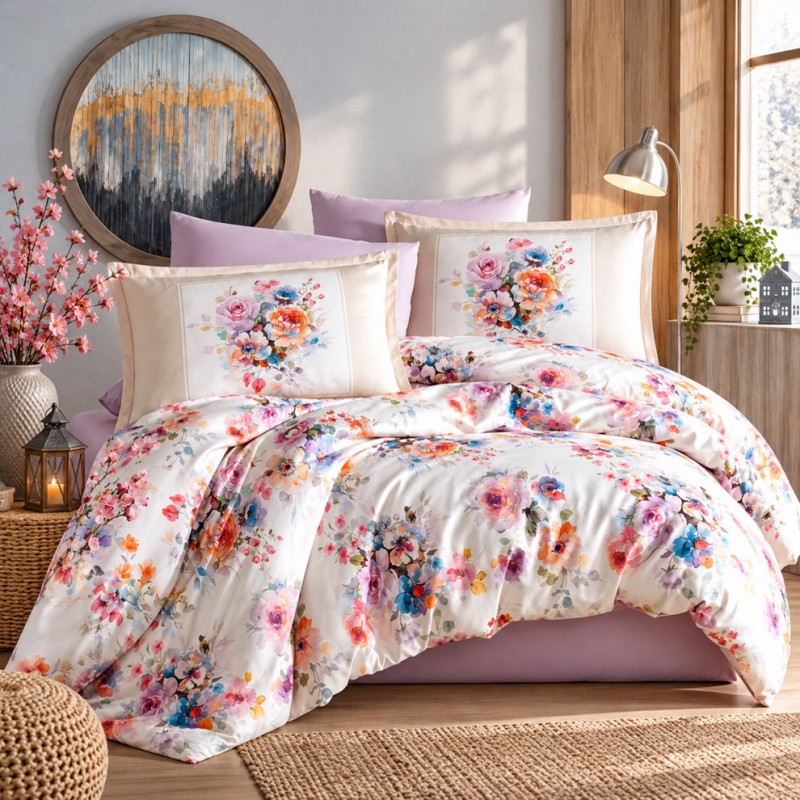 Lenjerie de Pat Royal Signature Collection 6 Piese 100% Bumbac (Farya) –