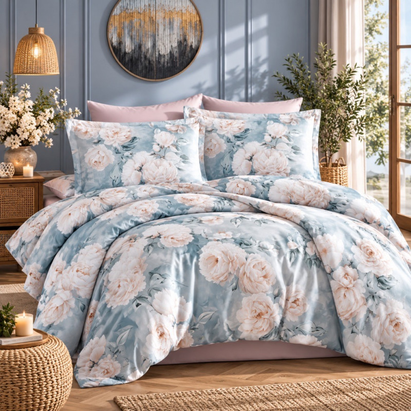 Lenjerie de Pat Royal Signature Collection 6 Piese 100% Bumbac (Harvin) –