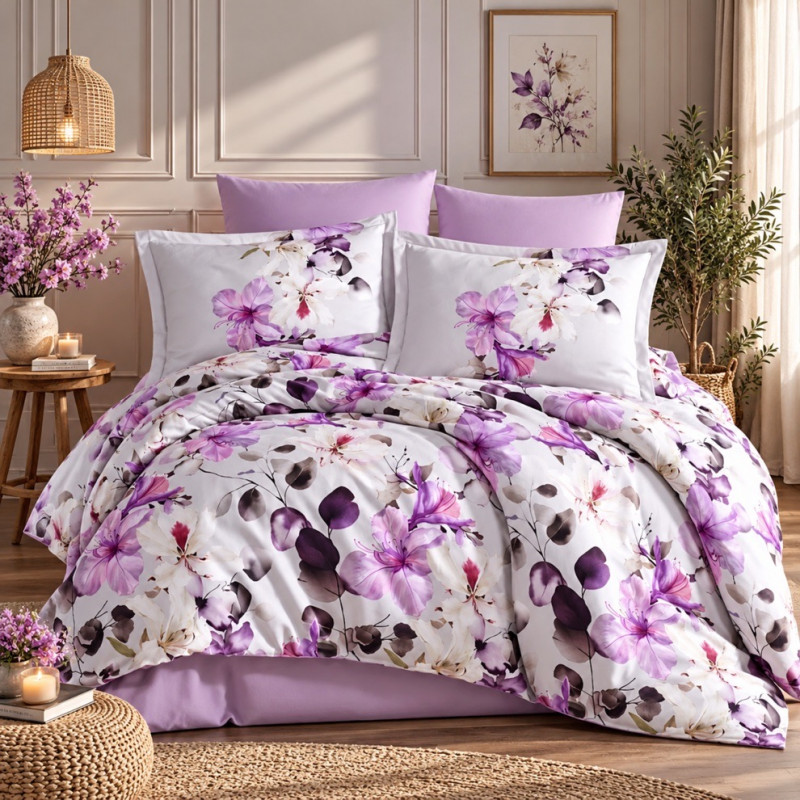 Lenjerie de Pat Royal Signature Collection 6 Piese 100% Bumbac (Nora) –