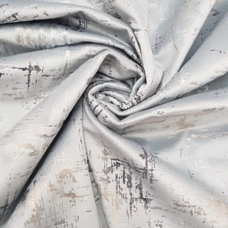 Imagine produs Draperie catifea gri cu insertii argintii  140 x 260 cm Velunia Home – CONFTEX PUCIOASA