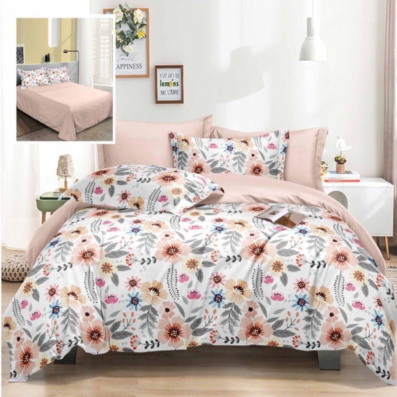 Imagine produs LENJERIE DE PAT ELEGANCE 6 PIESE CU CEARȘAF (LEC15) – PUCIOASA