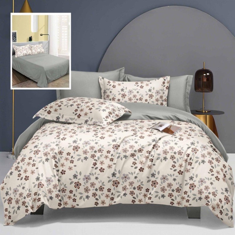 Imagine produs LENJERIE DE PAT ELEGANCE 6 PIESE CU CEARȘAF (LEC19) – PUCIOASA