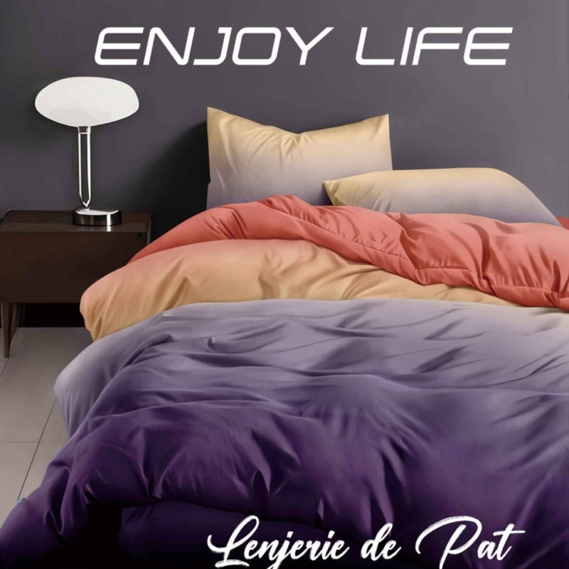 Imagine produs LENJERIE DE PAT FINET „ENJOY LIFE” VALERIANA – RALEX PUCIOASA