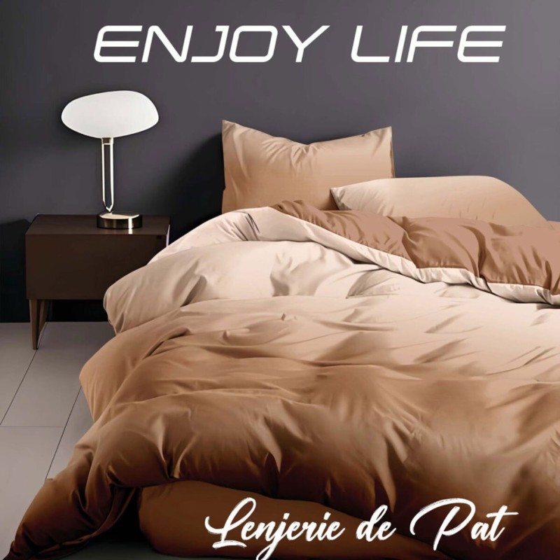 Imagine produs LENJERIE DE PAT FINET „ENJOY LIFE” SAFRON – RALEX PUCIOASA