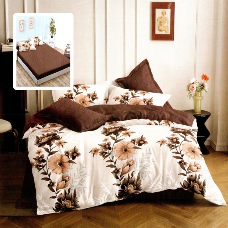 Imagine produs LENJERIE FINET 6 PIESE CU HUSĂ – 160×200 ȘI 180×200 (AMELIA-VH) – RALEX PUCIOASA