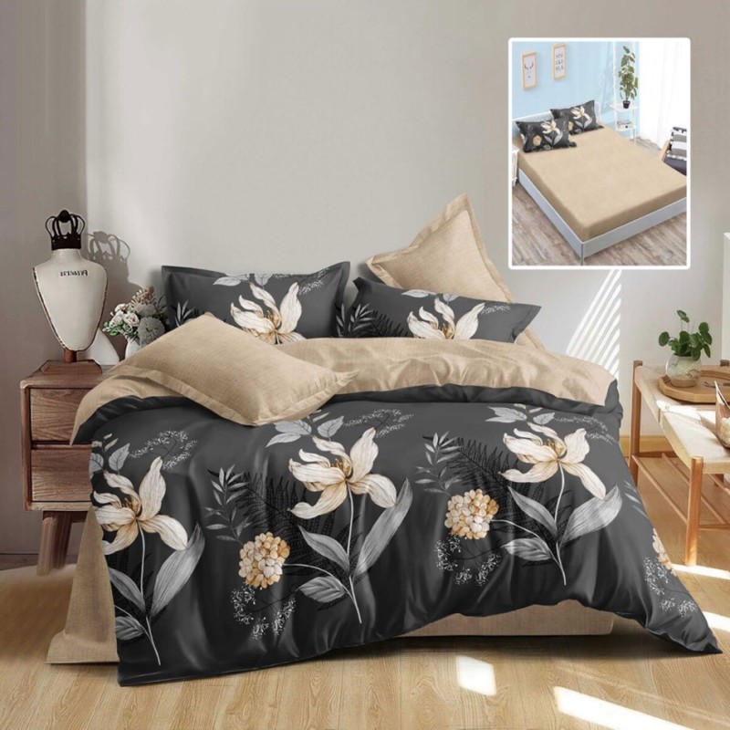 Imagine produs LENJERIE FINET 6 PIESE CU HUSĂ – 160×200 ȘI 180×200 (ELLA-VH) – RALEX PUCIOASA
