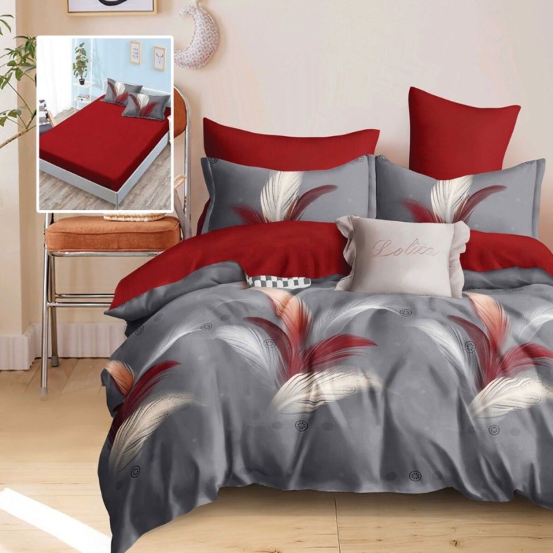 Imagine produs LENJERIE FINET 6 PIESE CU HUSĂ – 160×200 ȘI 180×200 (GRACE-VH) – RALEX PUCIOASA