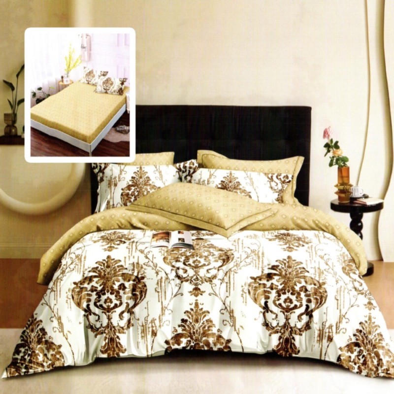 Imagine produs LENJERIE FINET 6 PIESE CU HUSĂ – 160×200 ȘI 180×200 (GREES-VH) – RALEX PUCIOASA