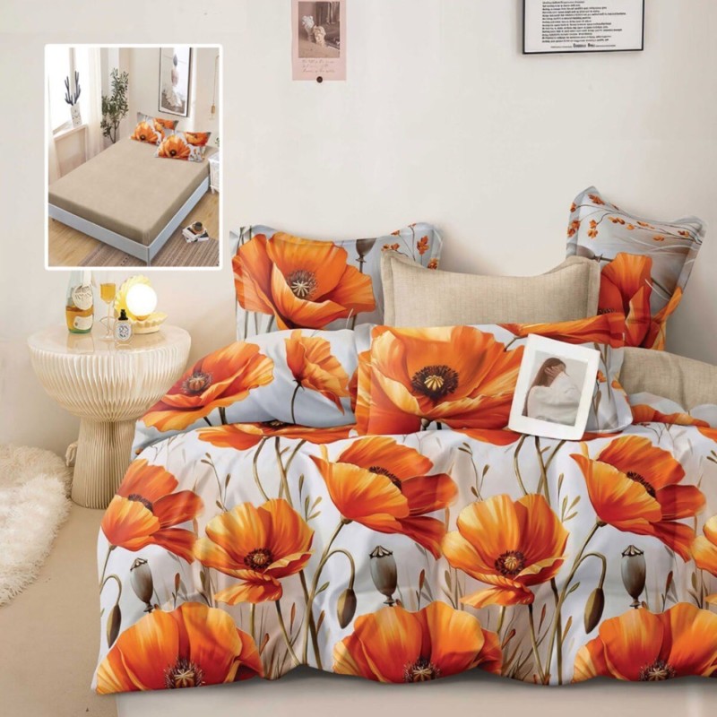 Imagine produs LENJERIE FINET 6 PIESE CU HUSĂ – 160×200 ȘI 180×200 (HARPER) – RALEX PUCIOASA