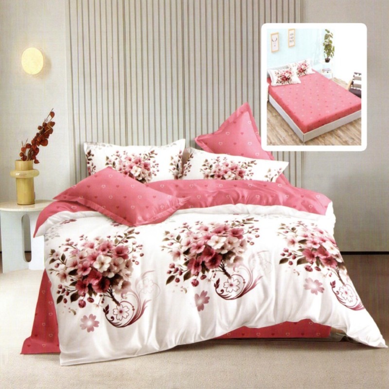 Imagine produs LENJERIE FINET 6 PIESE CU HUSĂ – 160×200 ȘI 180×200 (MADISON-VH) – RALEX PUCIOASA