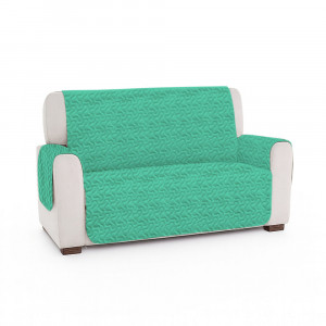 Cuvertură matlasată canapea 3 locuri două fețe – MINT GREEN