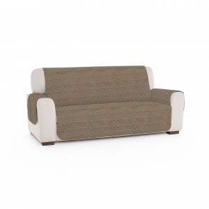  Cuvertură matlasată canapea 3 locuri două fețe – BEIGE GRAY