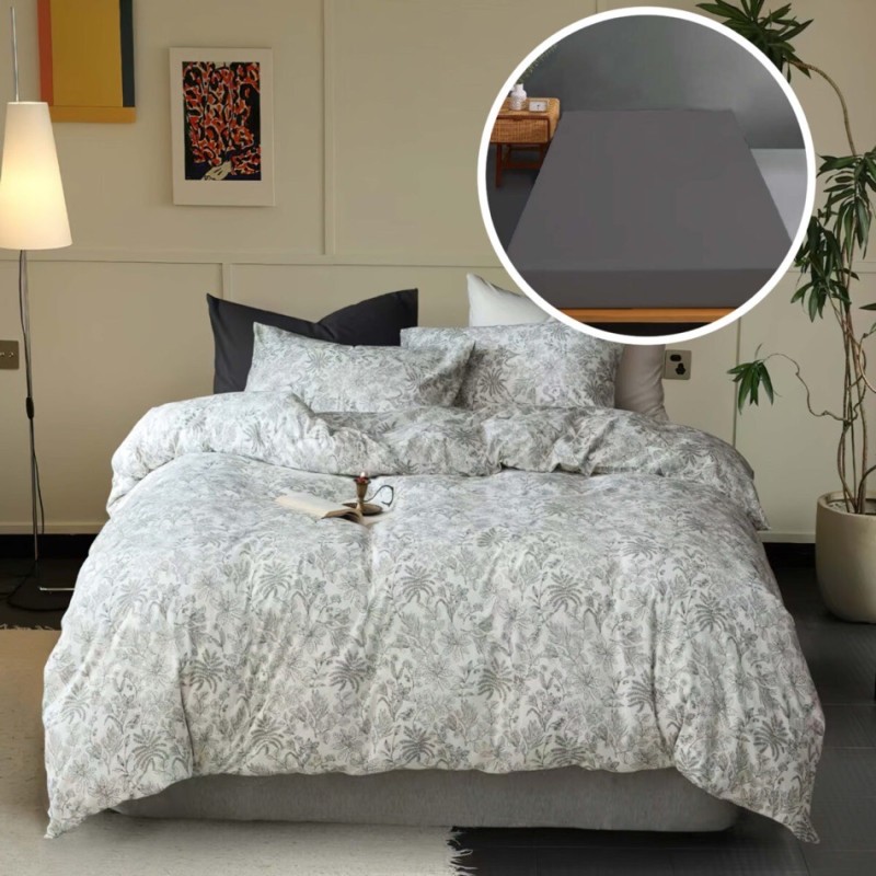 Imagine produs LENJERIE PAT TRICOT BUMBAC 100 % CU HUSĂ-RONA – RALEX PUCIOASA