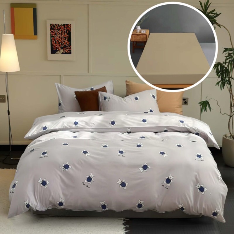 Imagine produs LENJERIE PAT TRICOT BUMBAC 100 % CU HUSĂ –