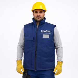 Vestă vătuită din doc – Albastru Electric