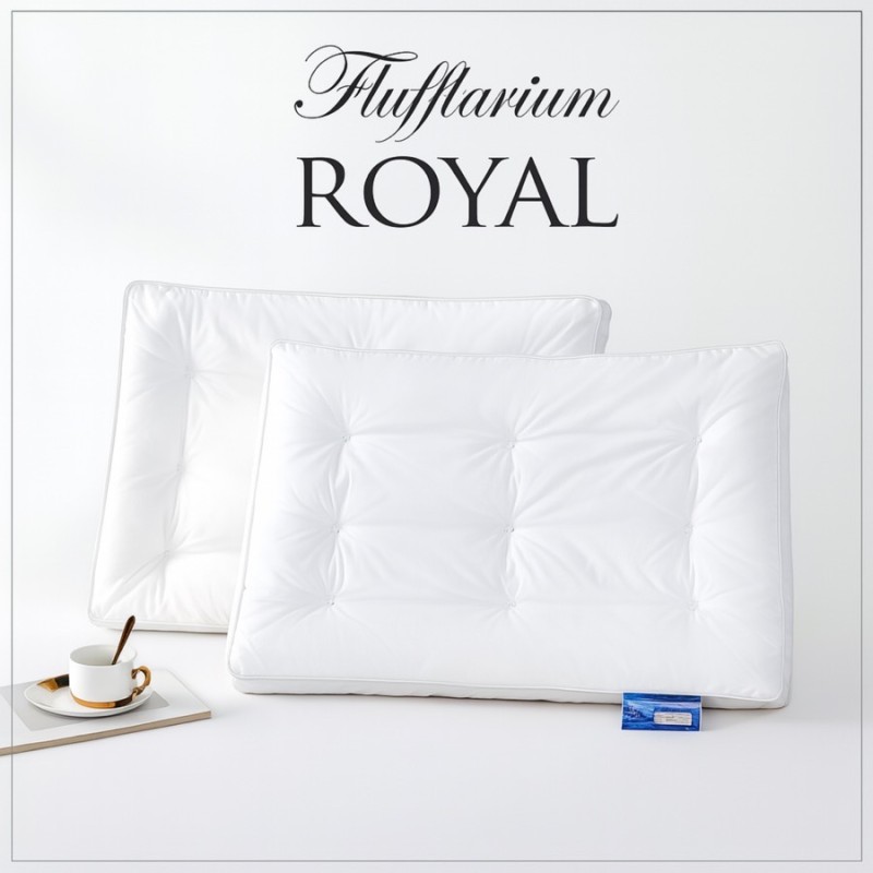Imagine produs PERNĂ PUF GÂSCĂ „FLUFFLARIUM ROYAL” –