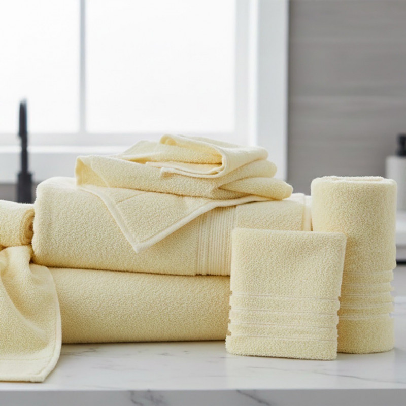 Imagine produs Prosop Luxury Bumbac 100% – 70 X 140 cm -600g/m2 -GALBEN –
