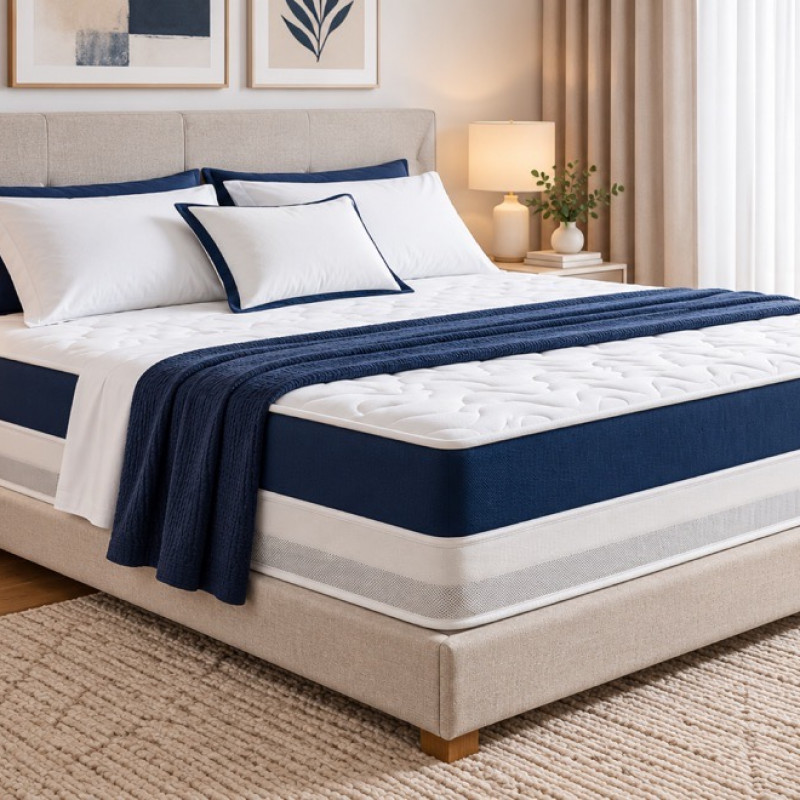 Saltea Confort Sleep Lux – Vară/Iarnă, Memory Foam, Ventilație 3D, 24–25 cm RLX 8 – RALEX PUCIOASA