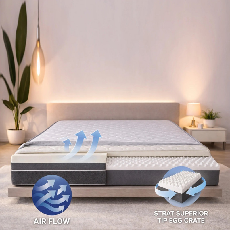 Imagine produs Saltea Egg Comfort 20cm - RLX5 – RALEX PUCIOASA