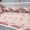 Lenjerie de pătuț pentru bebeluși cu apărători și baby nest – Colecție Premium – CONFTEX PUCIOASA