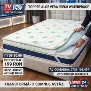 TOPPER ALOE VERA FRESH WATERPROOF - TV SHOP