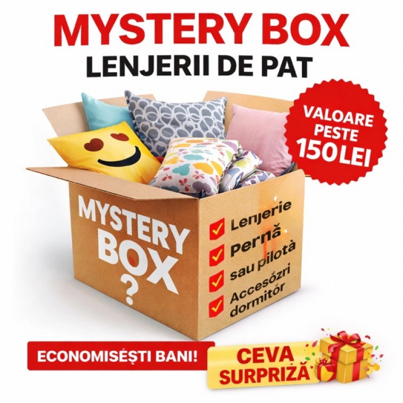 Imagine produs Mystery Box – Surpriză pentru casa ta! – CONFTEX PUCIOASA