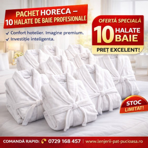 PACHET 10 HALATE DE BAIE HORECA 