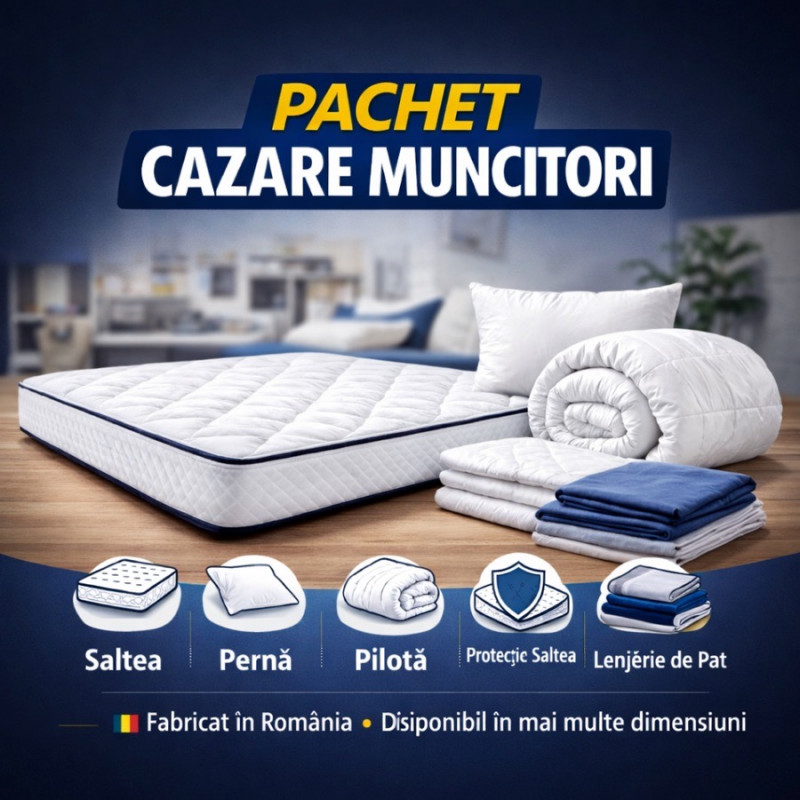 Imagine produs Pachet Complet Cazare Muncitori – CONFTEX PUCIOASA