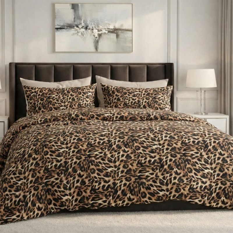 LENJERIE DE PAT CREPONATA 100% BUMBAC (CREP 76) CU HUSA – RALEX PUCIOASA