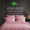 Lenjerie de Pat Damasc Hotelier 100% Bumbac pentru 2 Persoane – Pink – RALEX PUCIOASA