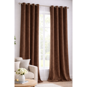 Draperie catifea maro 140 x 260 cm Velunia Home – CONFTEX PUCIOASA