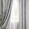 Imagine produs Draperie catifea gri cu insertii argintii  140 x 260 cm Velunia Home – CONFTEX PUCIOASA
