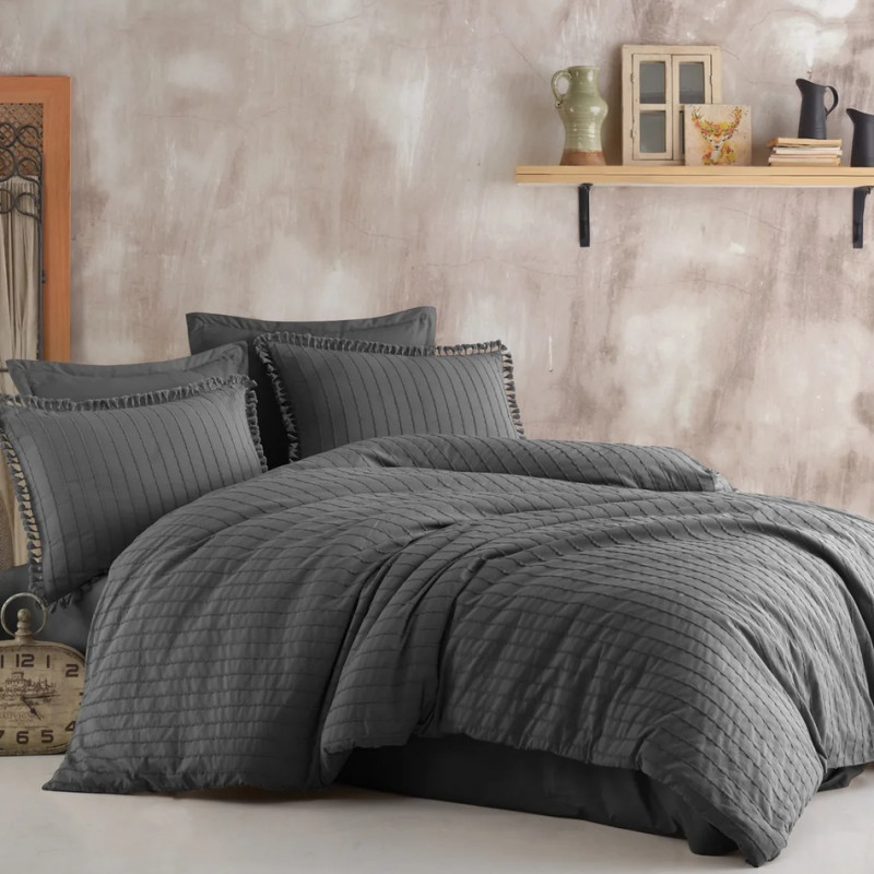 Lenjerie de Pat Clasy Estina V7, 100% Bumbac Ranforce Boutique – CLASY