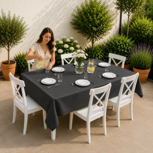 Față de masă terasă / grădină Crystal Linen