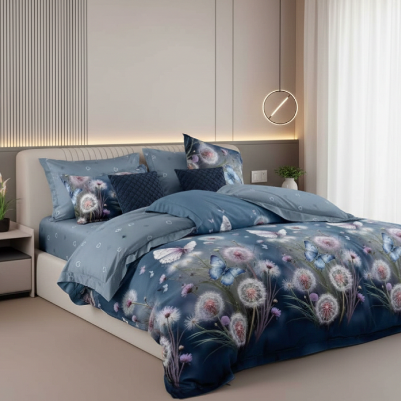 Lenjerie de pat Finet 6 piese cu cearceaf tip husă- Elina – RALEX PUCIOASA