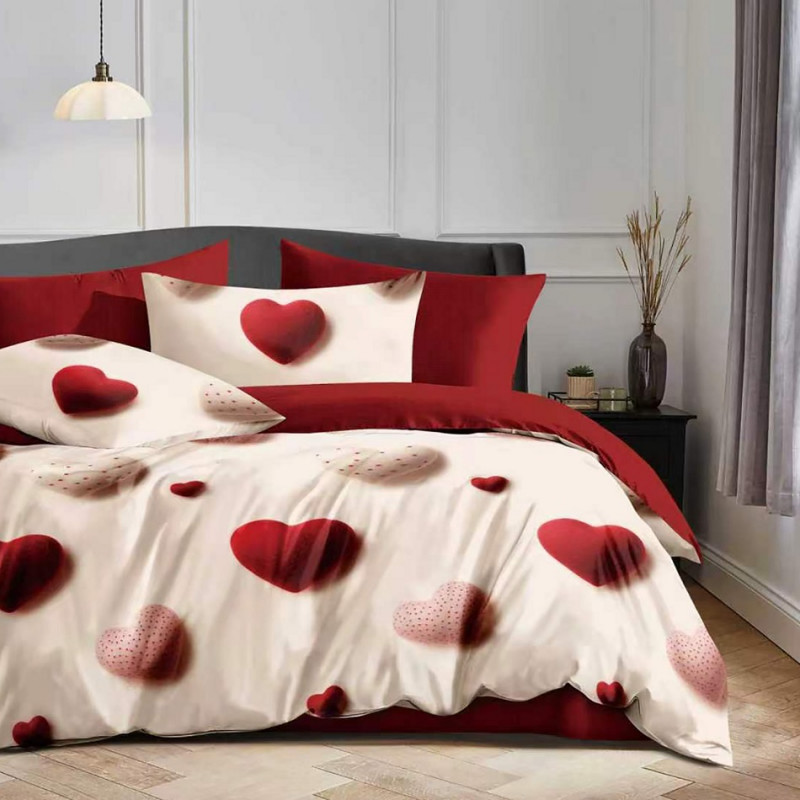 Lenjerie de Pat Finet 6 Piese Amor – RALEX PUCIOASA