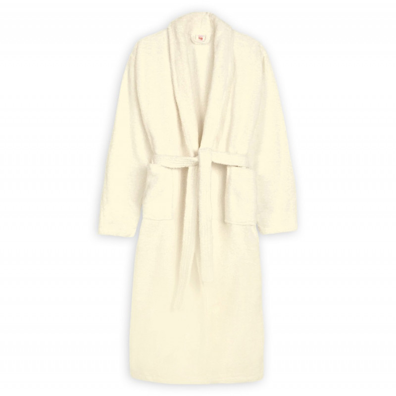 Imagine produs HALAT BAIE VELUR 100% BUMBAC – CREM – RALEX PUCIOASA