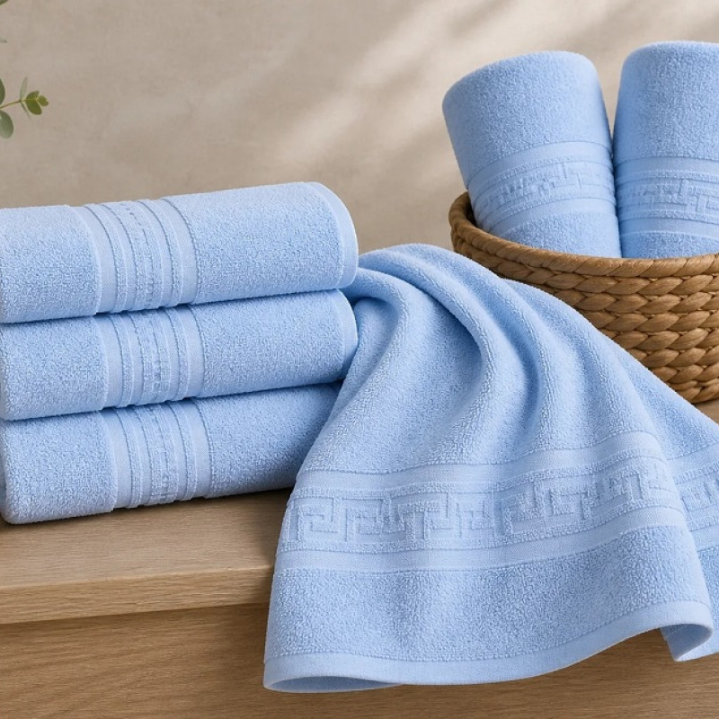 Imagine produs Prosop HORECA Greek Border 500g (Azure Oasis) 50x90 cm – RALEX PUCIOASA