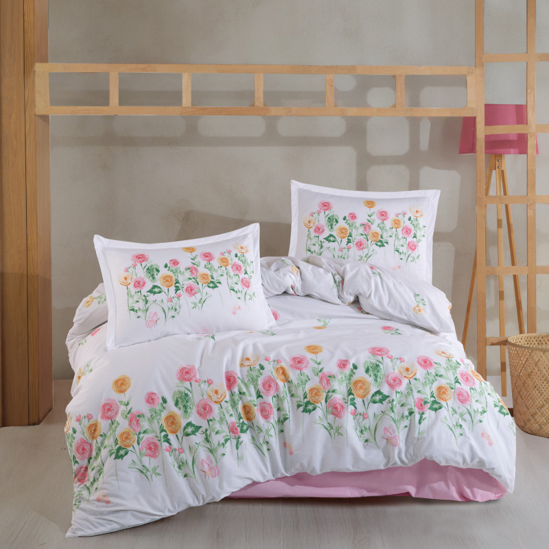 Lenjerie de pat King Size Ranforce – 100% Bumbac (Roselin) – RALEX PUCIOASA