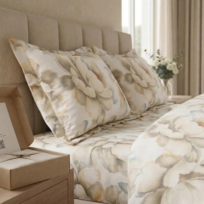 Lenjerie pat Ranforce 100% Cotton Pro (Aura Silk) – RALEX PUCIOASA