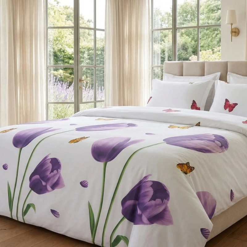 Lenjerie pat Ranforce 100% Cotton Pro (Etheria) – RALEX PUCIOASA