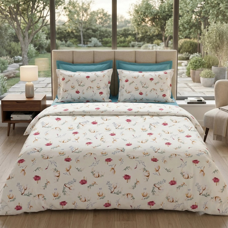 Imagine produs Lenjerie pat Ranforce 100% Cotton Pro (Petal Soft) –