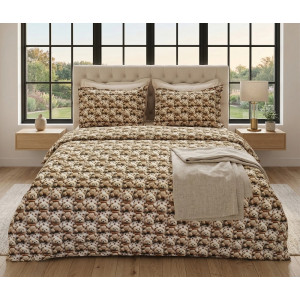 Lenjerie pat Ranforce 100% Cotton Pro (Raw Linen)