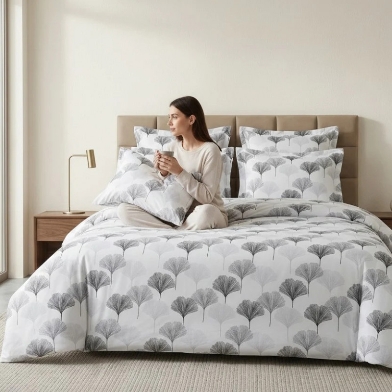 Lenjerie pat Ranforce 100% Cotton Pro (Satin Story) – RALEX PUCIOASA