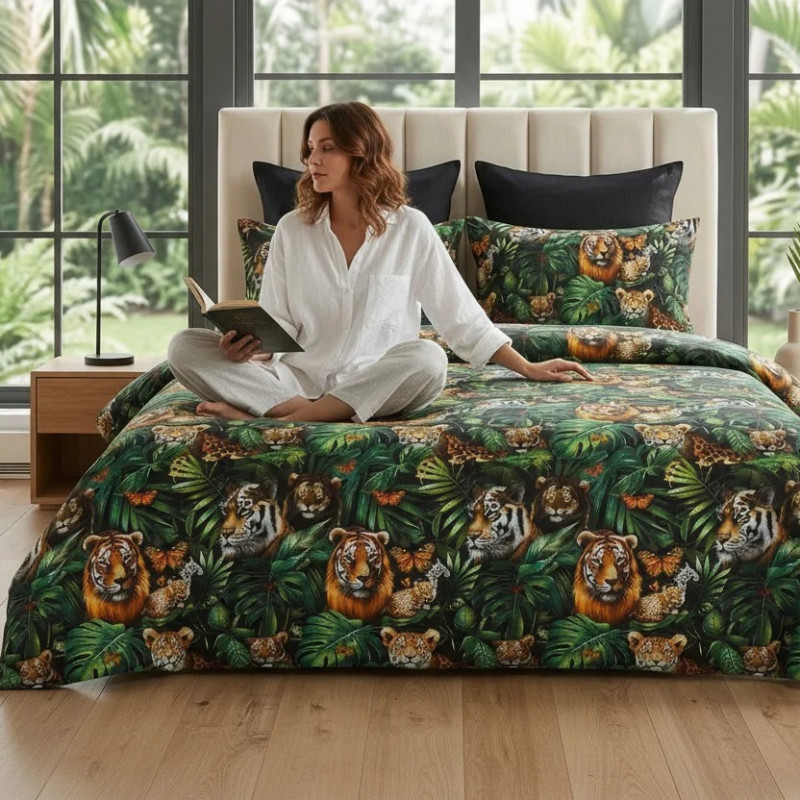 Lenjerie pat Ranforce 100% Cotton Pro (Velvet Muse) – RALEX PUCIOASA