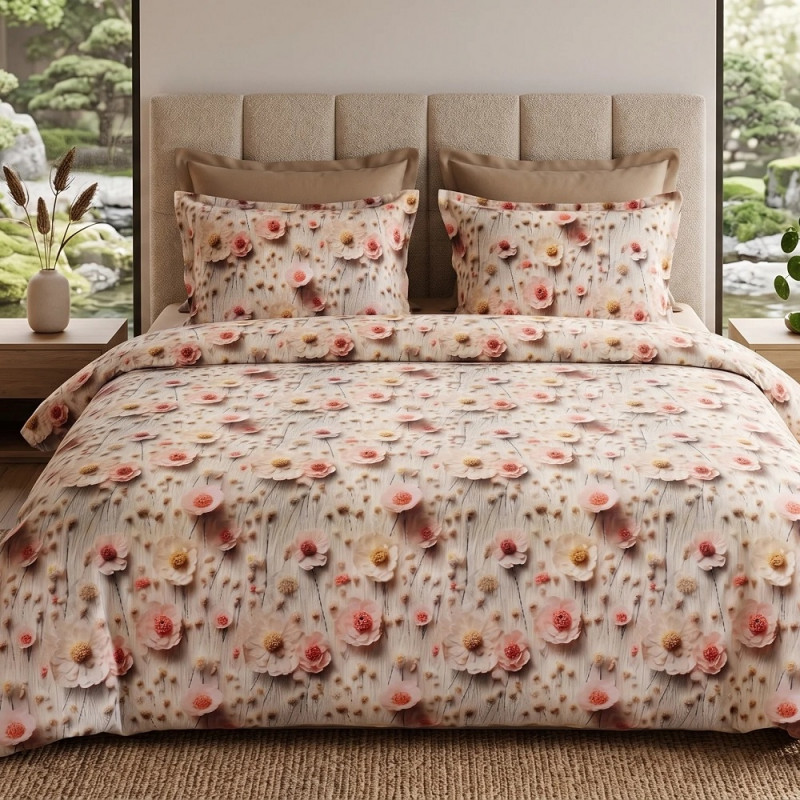 Lenjerie pat Ranforce 100% Cotton Pro (Amazonia Lush) – RALEX PUCIOASA